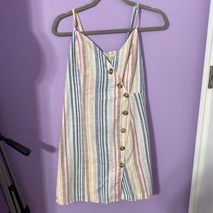 FINAL SALE Japna Striped Romper Dress